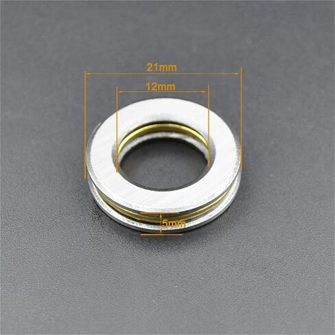 F12-21M F12 21m 5 Thrust 12x21x5mm تحمل القطر الداخلي 12 مم 2/10pcs (2pcs) in Saudi Arabia