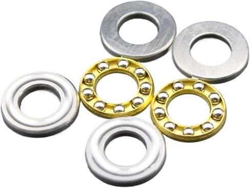 F5-10M F5 10m Thrust Ball 5x12x4mm Inner Diameter 5mm Axial Ball Bearings 2/10Pcs(2Pcs) in Saudi Arabia
