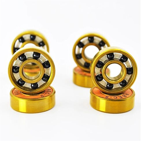 608 2RS Hybrid Black Ceramic Ball Bearing 8 * 22 * ​​7mm Roller Skate Skateboard 4pcs in Saudi Arabia