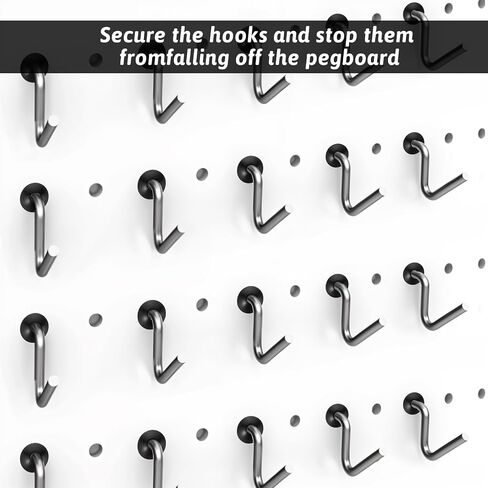 60 PEGS PEGBOARD HOOK COPSPERS CLIPS LOCKS PEG HOOK Organizer Organizer Accessories for 1/4 Ing PEG BOVER BUND TOOL TOUL in Saudi Arabia