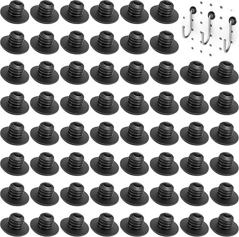 60 PEGS PEGBOARD HOOK COPSPERS CLIPS LOCKS PEG HOOK Organizer Organizer Accessories for 1/4 Ing PEG BOVER BUND TOOL TOUL in Saudi Arabia