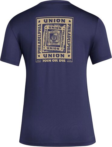 adidas Women's Philadelphia Union Local Warp Pre-Game Short Sleeve T-Shirt in Saudi Arabia