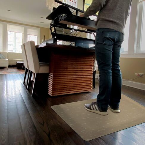 Notrax - 511S0023BL NoTrax Floor Matting 511 Marble-Tuff Anti-Fatigue Safety Mat, for Home or Business 2' X 3' Black in Kuwait