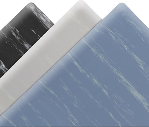 Notrax - 511S0023BL NoTrax Floor Matting 511 Marble-Tuff Anti-Fatigue Safety Mat, for Home or Business 2' X 3' Black in Kuwait