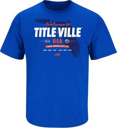 Smack Apparel مرحبًا بك في Titleville ، T-Shirt لعشاق College Florida (SM-5XL) in Saudi Arabia