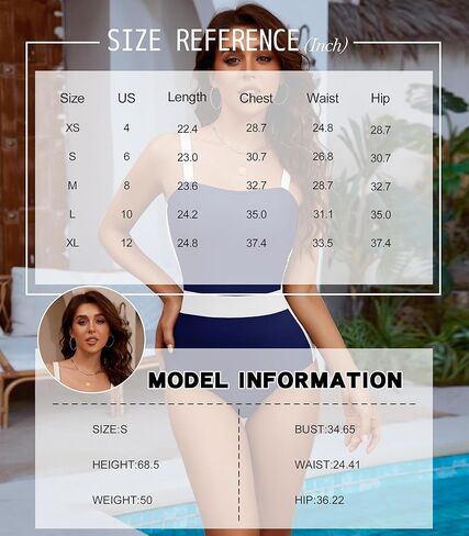 Womens One Piece Swimsuits Summer Tummy Control Bathing Suit Color Block Square Neck Slimming Swimwear in Kuwait