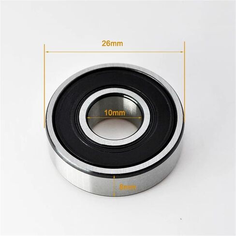 10pcs ABEC 5 Ball Bearing 6000 6001 6002 6003 6004 6005 6200 6201 6202 6203 6204 2RS 6000RS 6001RS 6200RS 6201RS Sealed Bearings(6000 10x26x8mm) in Saudi Arabia