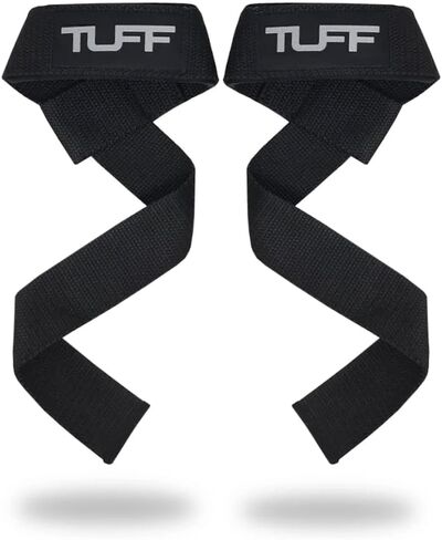 Tuff Lifting Straps - Wrist Straps for Weightlifting, Deadlifts, Powerlifting, and Strength Training - Ideal for Men and Women in Kuwait