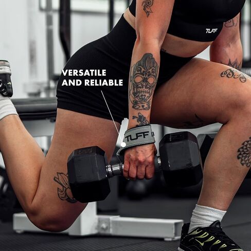 Tuff Lifting Straps - Wrist Straps for Weightlifting, Deadlifts, Powerlifting, and Strength Training - Ideal for Men and Women in Kuwait