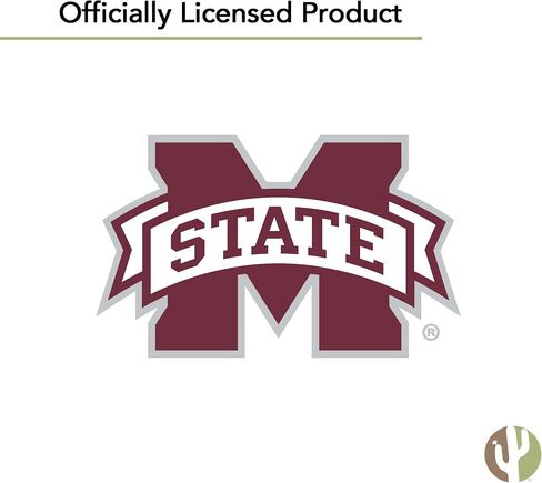 Desert Cactus Mississippi State University MSU Flag - 3 x 5 Feet Bulldogs Banner, Indoor/Outdoor Durable Fabric, 100% Polyester Design (Style D) in Saudi Arabia