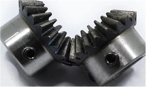 2pcs التروس المفعول 2m 20teeth الثقب الداخلي 8/10/12/14/15/16/17/18/19/19/20 مم 90 درجة حرارة زاوية تروس الصلب ثقب المسمار M5 (4pcs 2m 20 أسنان ، keyway 14mm 5mm) in Kuwait