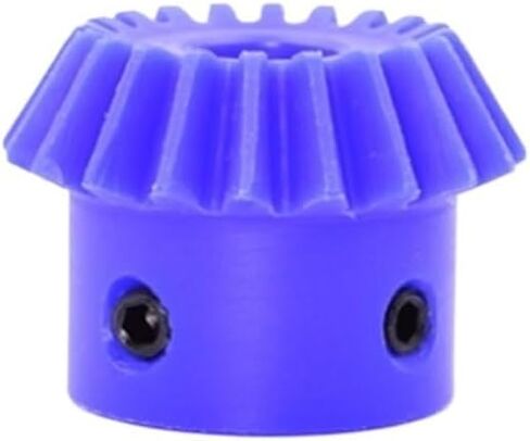 1pc 1: 2 1M نايلون ترس باسر 15 30 20 40 تجويف الأسنان 5 6 8 10 12 ملم 1 معامل ترس 90 درجة بزاوية تروس البلاستيك (15 أسنان (تجويف 6 مم)) in Kuwait