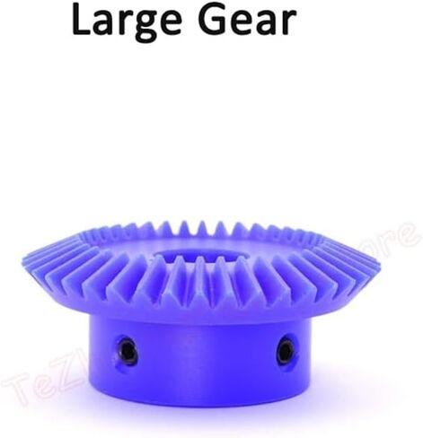 1pc 1: 2 1M نايلون ترس باسر 15 30 20 40 تجويف الأسنان 5 6 8 10 12 ملم 1 معامل ترس 90 درجة بزاوية تروس البلاستيك (15 أسنان (تجويف 6 مم)) in Kuwait