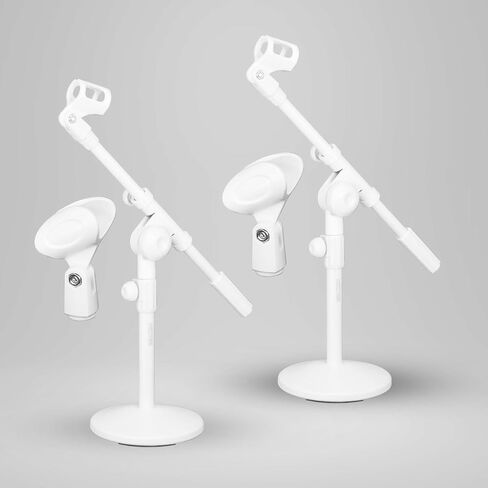 5Core MIC Stand Desk قابل للتعديل قابلاً للتمديد بذراع الذراع ، حامل الميكروفون W Round Base Anti Plad + MIC Clip + 3/8 '& 5/8' 'Adapter - MSSB W in Kuwait