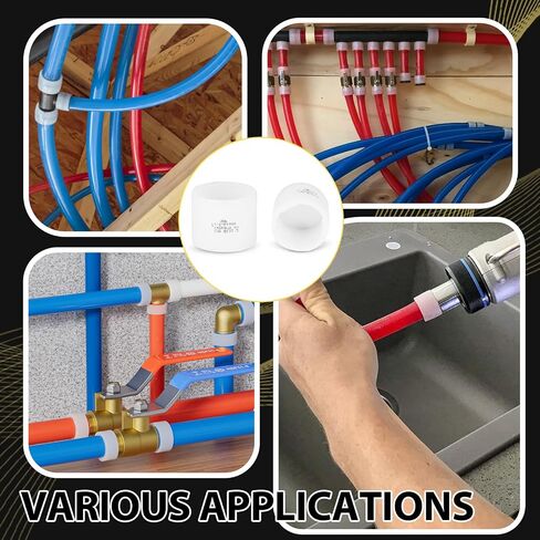 حزمة من 200 Foskan 1/2 بوصة PEX حلقات تمدد ، متوافقة مع PEX أنبوب وتوسيع تجهيزات للسباكة （1/2 بوصة） in Kuwait