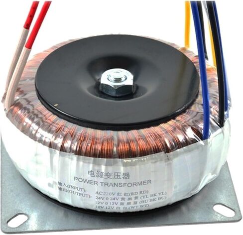 AC Double 24V Double 12V Pure Copper Fever Ring Transformer 200W Ring Bull Power Amplifier 110V 220V Optional(220V) in Saudi Arabia