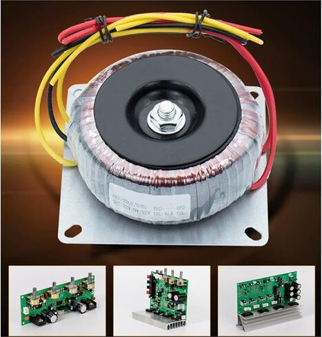 100W toroidal Transformer 100VA 220V to 24V 26V12V AC Ring NIU No Interference for Amplifier(100W Dual 22V) in Saudi Arabia