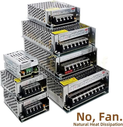 5V 12V 24V 36V 48V إمدادات الطاقة AC عالية الجهد إلى DC محولات الجهد المنخفض المرفقة مستلزمات الطاقة الإسكان الألومنيوم (DC 36V ، 1000W) in Saudi Arabia