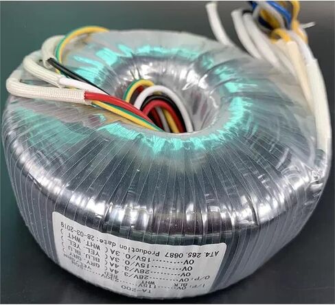 محول الخاتم 200W مزدوج 28V+ مزدوج 15V Ringniu Power Transformer 115V-230V الأسلاك النحاسية الخالية من الأكسجين in Saudi Arabia