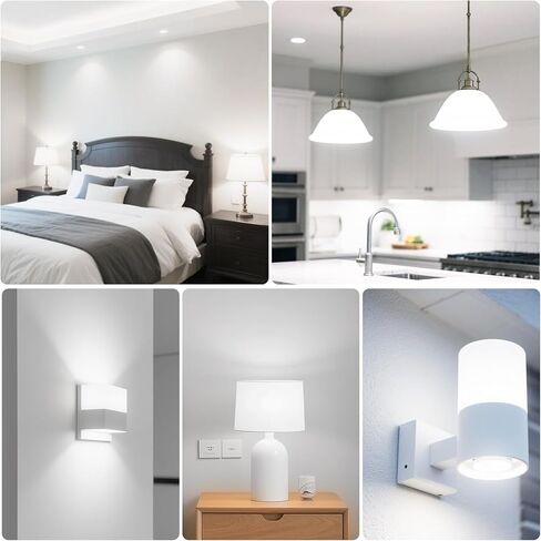 مصابيح مصباح LED مشرقة فائقة ، 150 واط مكافئة ، 5000 كيلو أبيض ضوء النهار ، 2600 لومين مرتفع ، قاعدة E26 ، غير قابلة للتجويف ، A21 19W مصابيح LED بيضاء مشرقة كفاءة في الطاقة لشرفة المكاتب المنزلية ، 6 حزم in Kuwait