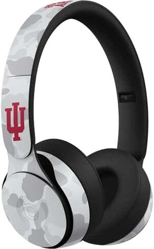 Skinit Decal Audio Skin Compatible with Beats Solo Pro - Officially Licensed Indiana University Hoosiers Design in Saudi Arabia