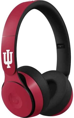 Skinit Decal Audio Skin Compatible with Beats Solo Pro - Officially Licensed Indiana University Hoosiers Design in Saudi Arabia
