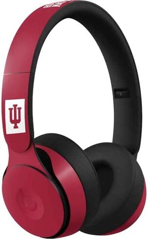 Skinit Decal Audio Skin Compatible with Beats Solo Pro - Officially Licensed Indiana University Hoosiers Design in Saudi Arabia