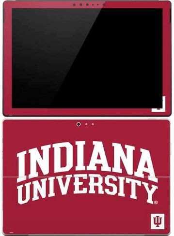 Skinit Skinit Tablet Skiner مع Surface Pro 4 - تصميم جامعة إنديانا المرخصة رسميًا جامعة إنديانا. in Saudi Arabia