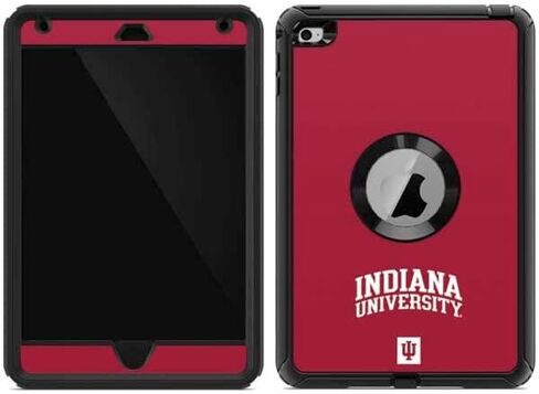 Skinit Skinit Skin Compatible مع Otterbox Defender iPad Mini 4 - تصميم جامعة إنديانا المرخصة رسميًا جامعة إنديانا in Saudi Arabia