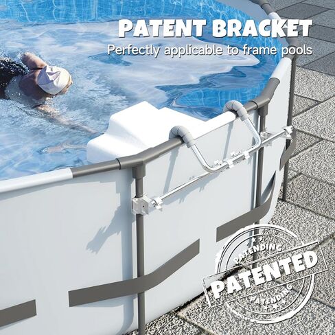 Swimming Pool Current Machine, Hanging Water Wave Maker for Swimming Training/Fitness/Relaxation, High Flow Swim Current Generator, Applicable to Frame Above Ground Pools, 110V/60Hz in Saudi Arabia