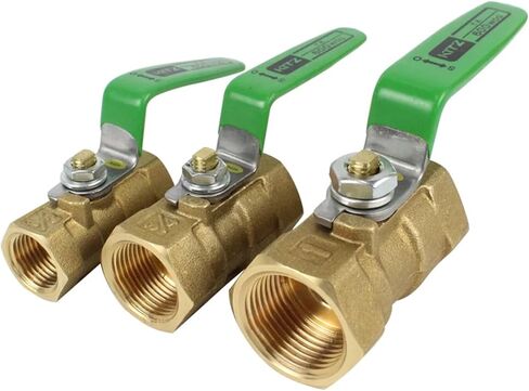 Kitz Original 1/2inch DN15 3/4INCH DN20 1INCH DN25 TK TYPE 600 صمام الكرة النحاسي المزور غاز زيت الماء (DN15) in Kuwait