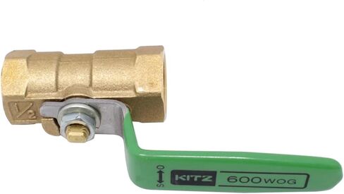 Kitz Original 1/2inch DN15 3/4INCH DN20 1INCH DN25 TK TYPE 600 صمام الكرة النحاسي المزور غاز زيت الماء (DN15) in Kuwait