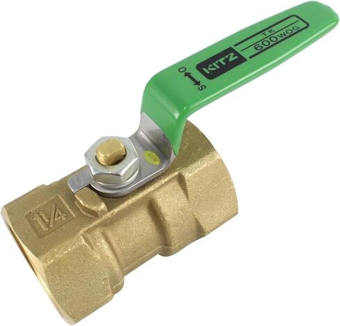 Kitz Original 1/2inch DN15 3/4INCH DN20 1INCH DN25 TK TYPE 600 صمام الكرة النحاسي المزور غاز زيت الماء (DN15) in Kuwait