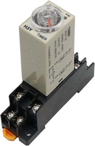 1SET RELAY H3Y-2 Small 8-Pin DC12V24VAC220V TIMER SWITCH 1S 3S 5S 60S 5M 10M 30M 60M (DC 24V ، H3Y-2 30minute) in Saudi Arabia