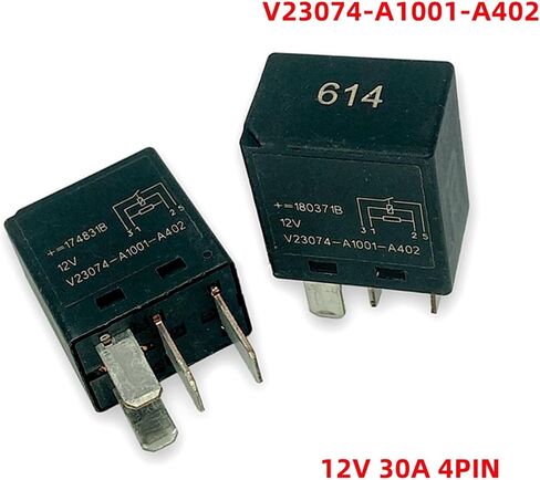 5pcs/lot v23074-a1001-a402 12v 4pin 30a 614 ترحيل لوقود مروحة تكييف الهواء للسيارات in Saudi Arabia
