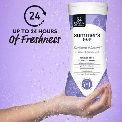 SUMMER'S EVE Feminine Wash for Sensitive Skin-Delicate Blossom-9 oz, 2 pk in Saudi Arabia