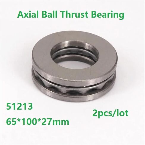 2pcs/lot 51213 65×100×27mm Axial Ball Thrust Bearing Plane Thrust Ball Bearing 65 * 100 * 27 mm in Saudi Arabia