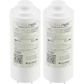 فلتر المياه العالمي البديل العالمي العالمي PFAs ، سعة 3600 جالون ، نافورة الشرب ومرشح بديل للحشو الزجاجة ، مرشح الماء البارد فقط ، 2/حزمة in Kuwait