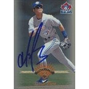 Tomas Perez Toronto Jays 1997 Leaf Motographed Card. يأتي هذا العنصر مع شهادة أصالة من رياضة السيارات. موقعة - بطاقات البيسبول موقعة in Saudi Arabia