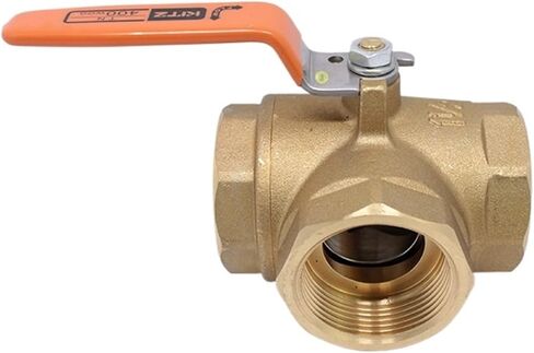 TN TN Three Ball Valve Type 400 صمامات كرة نحاسية مزورة للمياه والزيت والغاز في Stockk (DN10) in Kuwait