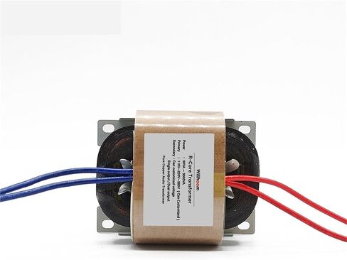 20W R-CORE TRANSPLER DUAL OUTPUT 12V-0-12V 15V 18V 24V 110V محول مضخم الأسلاك النحاسية النقي 220V 110V (الإدخال 220V ، الجهد الخاص) in Saudi Arabia