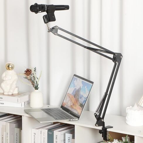 Leinuosen 2 PCS Boom Mic Arm Desk Microphone حامل مع 3/8 " in Kuwait