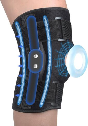CHIYAN Hinged Knee Brace with Side Stabilizers for Meniscus Tear, Men Women Hinges Knee Support for Arthritis Pain Relief in Saudi Arabia