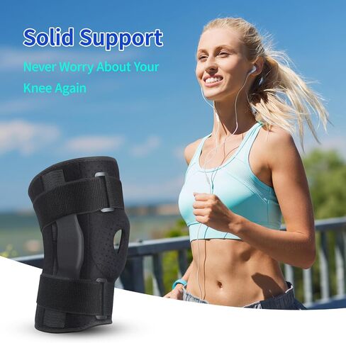 CHIYAN Hinged Knee Brace with Side Stabilizers for Meniscus Tear, Men Women Hinges Knee Support for Arthritis Pain Relief in Saudi Arabia