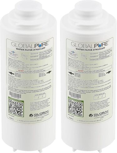 فلتر المياه العالمي البديل العالمي العالمي PFAs ، سعة 3600 جالون ، نافورة الشرب ومرشح بديل للحشو الزجاجة ، مرشح الماء البارد فقط ، 2/حزمة in Kuwait