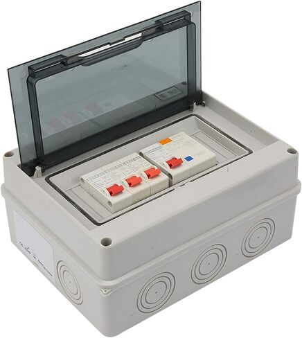 مربع توزيع كهربائي IP65 مع 63A RCD و 3 MCBS (6A+16A+32A) - لوحة قاطع الدائرة في الهواء الطلق لورش الشاحنات Caravans - DIN Rail Mount in Saudi Arabia