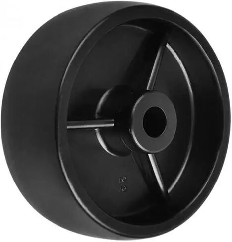 10pcs العجلات 3 بوصة أسود PP واحد العجلة الداخلية الثقب 8mm الجهاز المعدات قطرها 75 ملم البلاستيك in Saudi Arabia