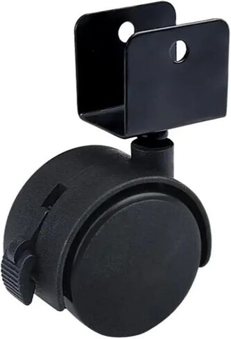 2 بوصة على شكل شريف على شكل U Universal Wheel Furniture Chair Caster 4pcs (مع الفرامل ، 25 ملم) in Saudi Arabia