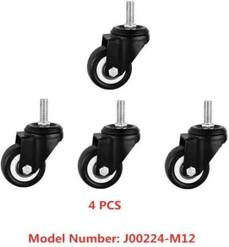 عجلات 4pcs 2 بوصة 2 بوصة الحفر المسمار العجلات M12 متحركة المعدات الطبية العجلة الشاملة in Saudi Arabia