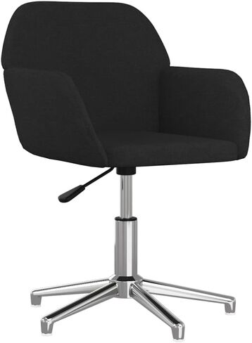 Swivel Dining Chairs, Modern Black Kitchen Chairs Set, Padded Room Table Seating, Mid Century Furniture (2 pcs) in Kuwait